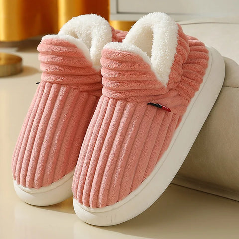 Eyriphy Winter Thick Sole Warm Shoes For Women Fluffy Fuzzy Ankle Women Shoes Plush Fleece Sneakers Female Platform Mini Shoes