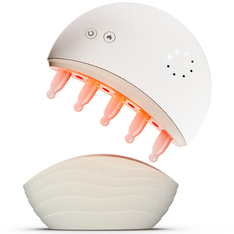 Electric Moon Comb Jade Scalp Massage Hair Comb