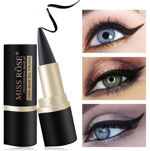 Waterproof Black Eyeliner Pencil Gel