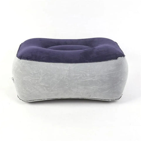 Inflatable Soft Footrest Pillow PVC Inflatable Foot Rest Pillow Cushion Air Travel Office Home Leg Up Relaxing Feet Almohada