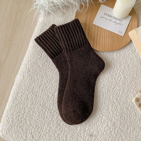 Winter Thickened Terry Velvt Plush Socks