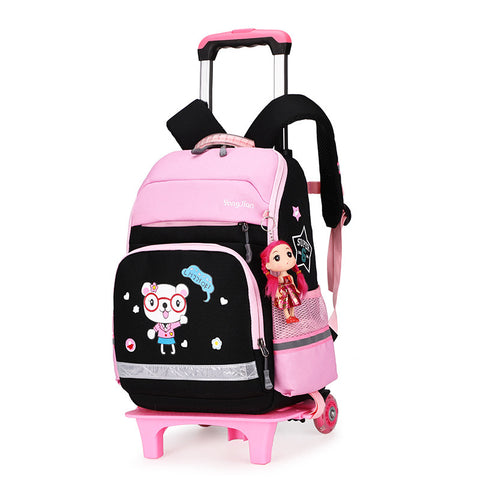 Detachable Trolley  Bag For Elementary School Students