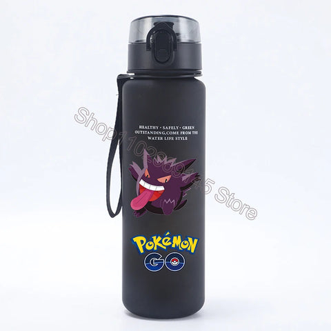 Pokemons Kids Water Bottles Pikachu Cartoon Letter Water Cup Boys Summer Outdoors Sports Water Bottles Children Birthday Gifts