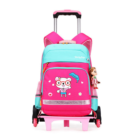 Detachable Trolley  Bag For Elementary School Students