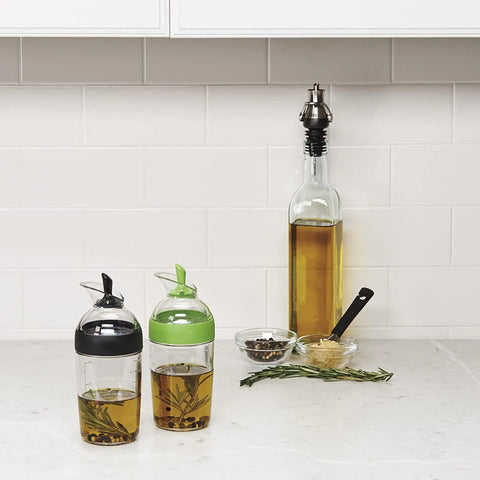 Salad Dressing Shaker Cup Container Sauces Mixer Juice Mixing Bottle Easy Pour