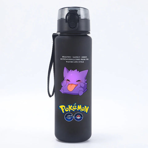 Pokemons Kids Water Bottles Pikachu Cartoon Letter Water Cup Boys Summer Outdoors Sports Water Bottles Children Birthday Gifts