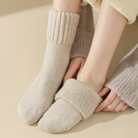 Winter Thickened Terry Velvt Plush Socks