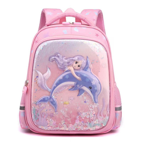 Girls Waterproof Mermaid Backpack