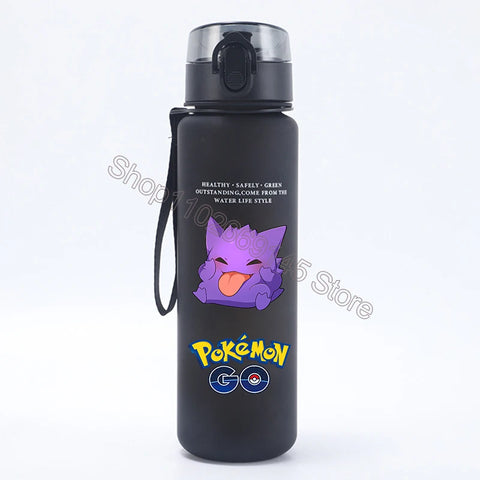Pokemons Kids Water Bottles Pikachu Cartoon Letter Water Cup Boys Summer Outdoors Sports Water Bottles Children Birthday Gifts