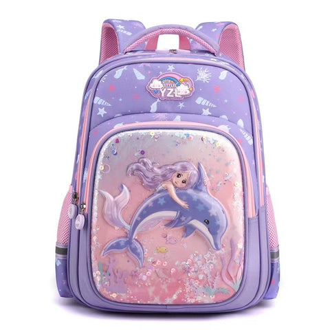 Girls Waterproof Mermaid Backpack