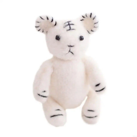 C90B Newborn Photography Props Baby Romper Hat for Doll Tail Infants Photo Jumpsuit Bodysuit