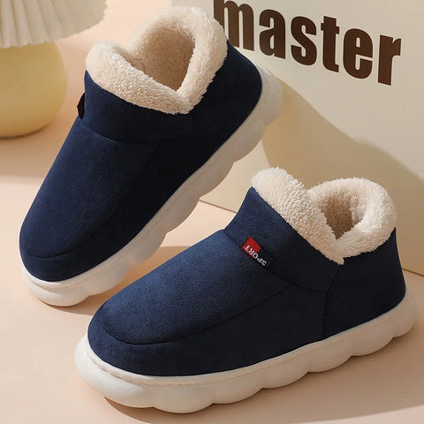 Eyriphy Winter Thick Sole Warm Shoes For Women Fluffy Fuzzy Ankle Women Shoes Plush Fleece Sneakers Female Platform Mini Shoes
