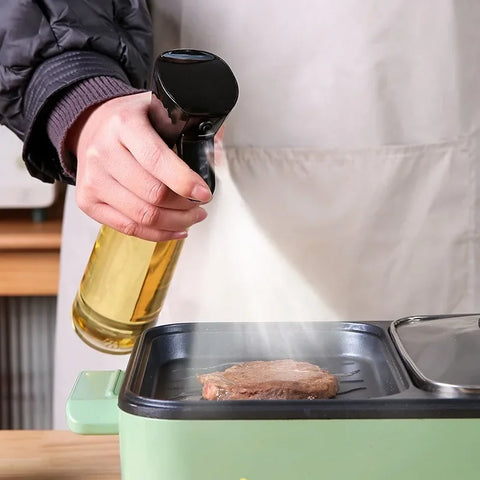 200/300/500/700ml Oil Spray Bottle Kitchen Cooking Olive Oil Dispenser Camping BBQ Baking Vinegar Soy Sauce Sprayer Containers
