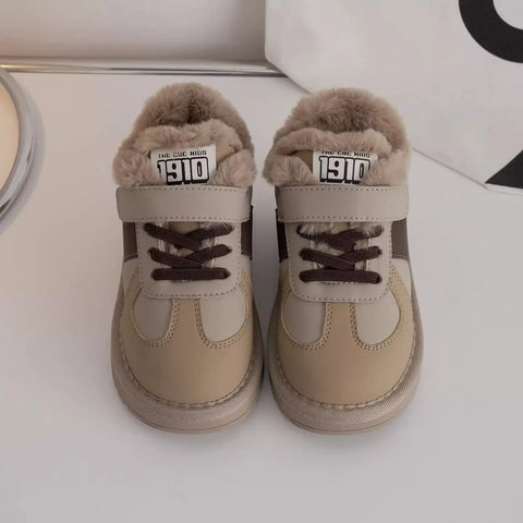 Children Snow Boots Girls Fashion Waterproof Warm Cotton Shoes Boys Soft Sole Outdoor Sport Shoes Size 26-36