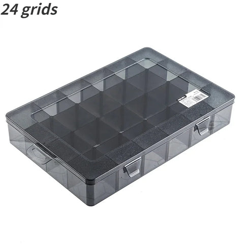 Organizers 9-24 Grids Adjustable Storage Container Compartment Plastic Storage Box Component Screw Holder Case Display Container
