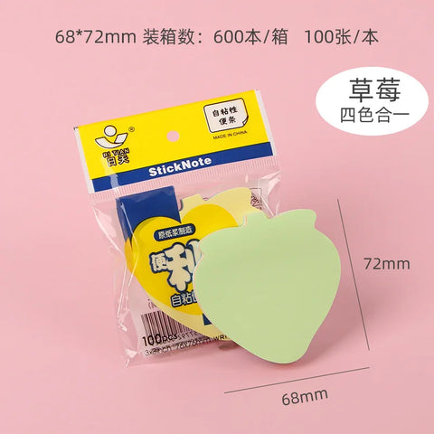 100sheets/Pack Self-Stick Note Self Adhesive Label Message,List,Record,Reminder,Education & Office Supplies HY-106