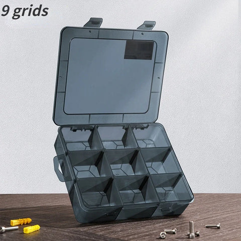 Organizers 9-24 Grids Adjustable Storage Container Compartment Plastic Storage Box Component Screw Holder Case Display Container