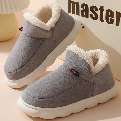 Eyriphy Winter Thick Sole Warm Shoes For Women Fluffy Fuzzy Ankle Women Shoes Plush Fleece Sneakers Female Platform Mini Shoes