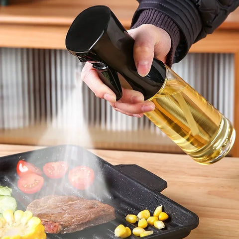200/300/500/700ml Oil Spray Bottle Kitchen Cooking Olive Oil Dispenser Camping BBQ Baking Vinegar Soy Sauce Sprayer Containers