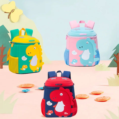Girls Boys Cute Dinosaur Backpacks Cartoon Kids Kindergarten Backpack Fashion Versatile Children's Shoulder Bag Kawaii Gift Hot