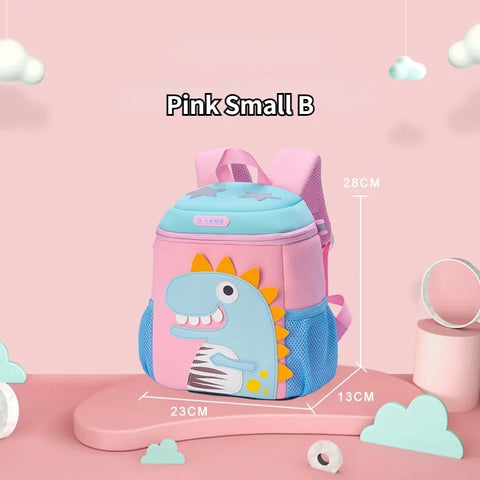 Girls Boys Cute Dinosaur Backpacks Cartoon Kids Kindergarten Backpack Fashion Versatile Children's Shoulder Bag Kawaii Gift Hot