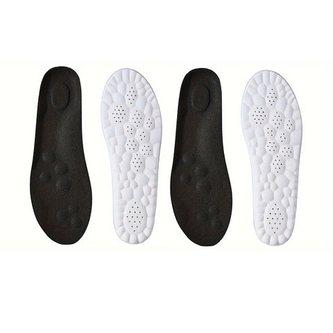 1Pair/2Pairs/4Pairs High Elasticity Latex Sport Insoles Soft Shoe Pads Arch Support Orthotic Insoles Breathable Deodorant Insole
