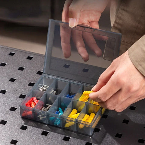 Organizers 9-24 Grids Adjustable Storage Container Compartment Plastic Storage Box Component Screw Holder Case Display Container