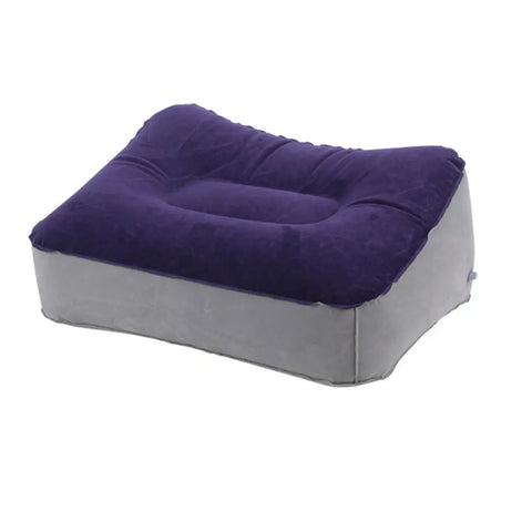 Inflatable Soft Footrest Pillow PVC Inflatable Foot Rest Pillow Cushion Air Travel Office Home Leg Up Relaxing Feet Almohada