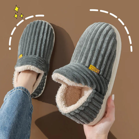 Eyriphy Winter Thick Sole Warm Shoes For Women Fluffy Fuzzy Ankle Women Shoes Plush Fleece Sneakers Female Platform Mini Shoes