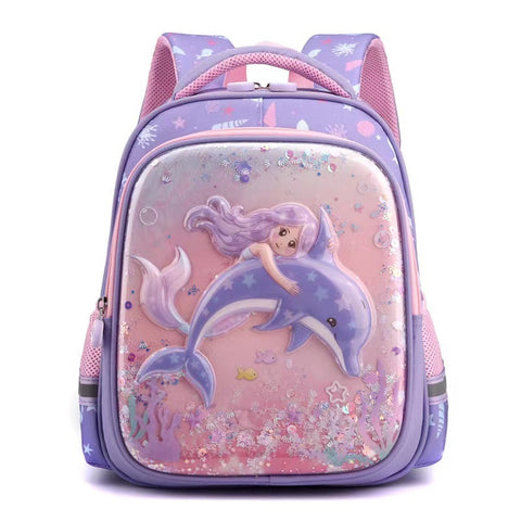 Girls Waterproof Mermaid Backpack