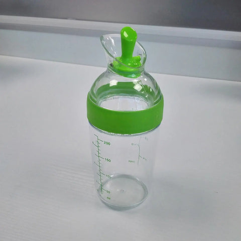 Salad Dressing Shaker Cup Container Sauces Mixer Juice Mixing Bottle Easy Pour