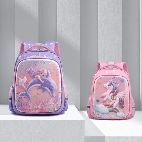 Girls Waterproof Mermaid Backpack