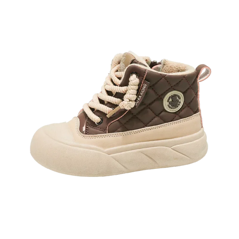 Hot Style Children's Snow Boots Thick Sole Boys Girls Winter Plush Cotton Shoe Soft Sole for Comfort Warm Student Casual Shoes
