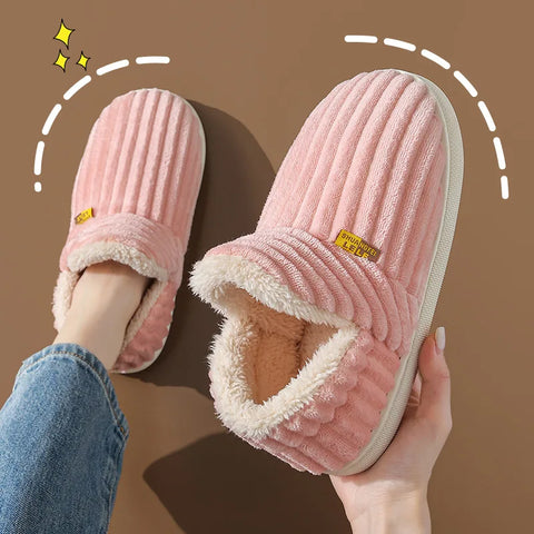 Eyriphy Winter Thick Sole Warm Shoes For Women Fluffy Fuzzy Ankle Women Shoes Plush Fleece Sneakers Female Platform Mini Shoes