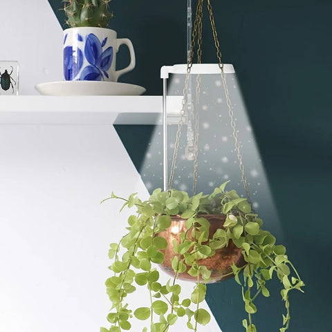 1/2/4pcs Circular plant light with full-spectrum LED 4/8/12/18H timer 5 brightness and 4 heights adjustable