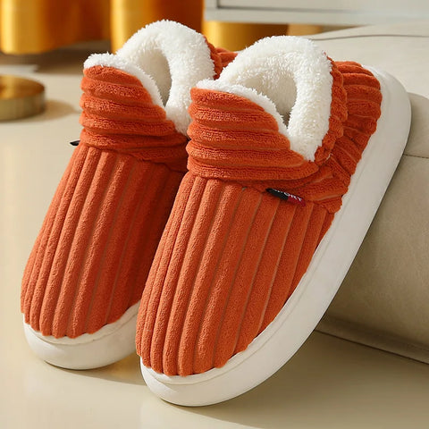 Eyriphy Winter Thick Sole Warm Shoes For Women Fluffy Fuzzy Ankle Women Shoes Plush Fleece Sneakers Female Platform Mini Shoes