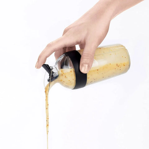 Salad Dressing Shaker Cup Container Sauces Mixer Juice Mixing Bottle Easy Pour