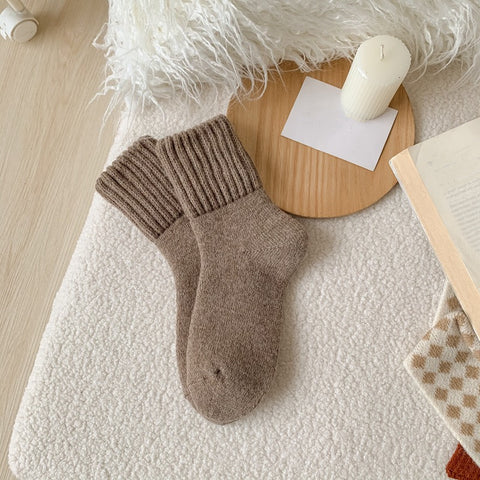 Winter Thickened Terry Velvt Plush Socks