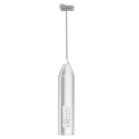 Electric Milk Frother 2 In 1 Rechargeable  Blender Stainless Steel 3 Speeds Coffee Mixer Egg Beater Handheld Foam Maker Tools