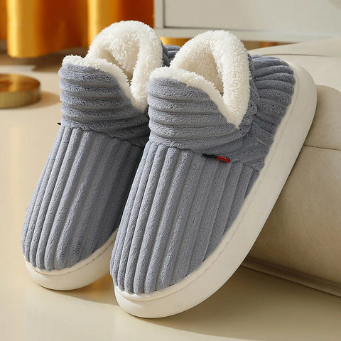 Eyriphy Winter Thick Sole Warm Shoes For Women Fluffy Fuzzy Ankle Women Shoes Plush Fleece Sneakers Female Platform Mini Shoes