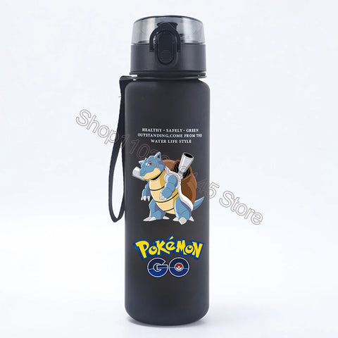 Pokemons Kids Water Bottles Pikachu Cartoon Letter Water Cup Boys Summer Outdoors Sports Water Bottles Children Birthday Gifts